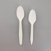 Wholesale Convenient Environment Friendly Corn Starch 8 Inch Disposable Takeaway Fork With Good Quality Tableware