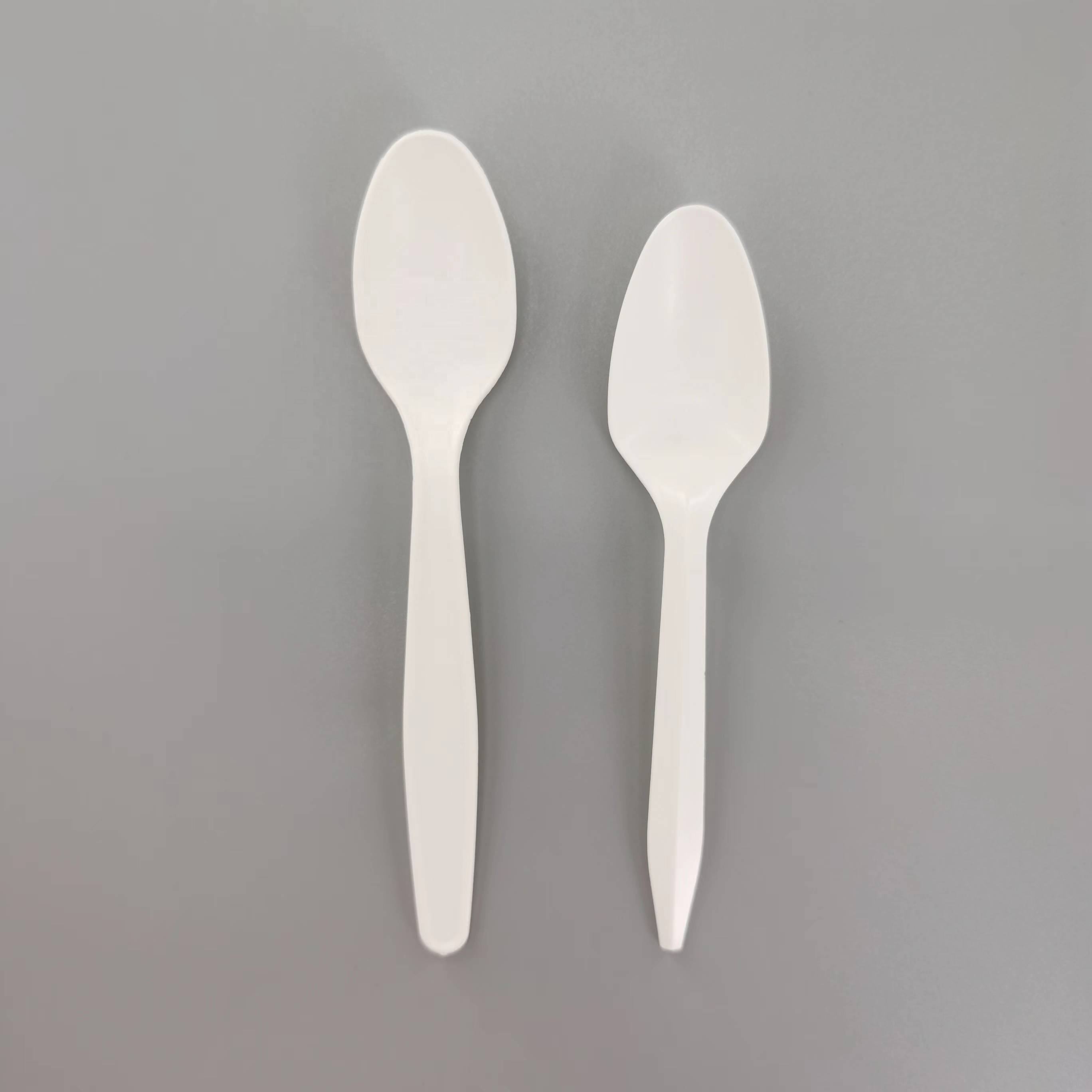 Wholesale Convenient Environment Friendly Corn Starch 8 Inch Disposable Takeaway Fork With Good Quality Tableware