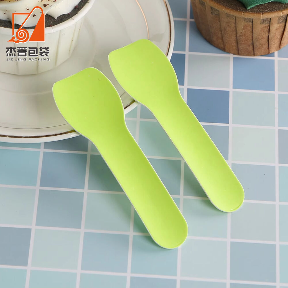 Environmentally Degradable Disposable Paper Ice Cream Scoop for Parties