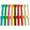Disposable Paper Ice Cream Spoon Mini Disposable Paper Ice Cream Scoop Colored