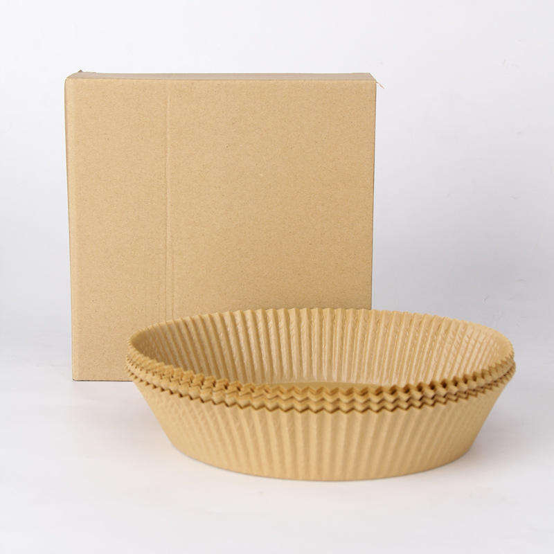 Wholesale air Fryer Food Grade Disposable Paper Liners Round White Kraft air Fryer Paper Bowl