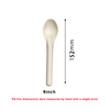Wholesale Disposable Biodegradable Heavy Duty Utensils Ice Cream Spoon Sugarcane Bagasse Paper Pulp Disposable Spoon