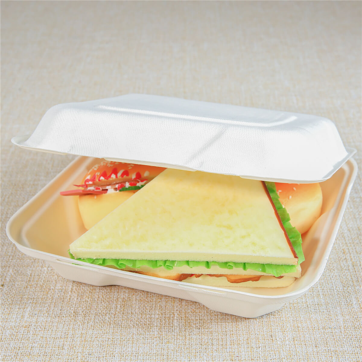 Food Microwavable Bento Takeaway Lunch Box Packaging