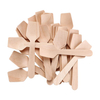 Disposable mixing spatula Wooden mini ice cream scoop Natural wooden scoop