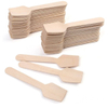 17/5000 Disposable ice cream Eco-friendly degradable wooden ice cream spoon