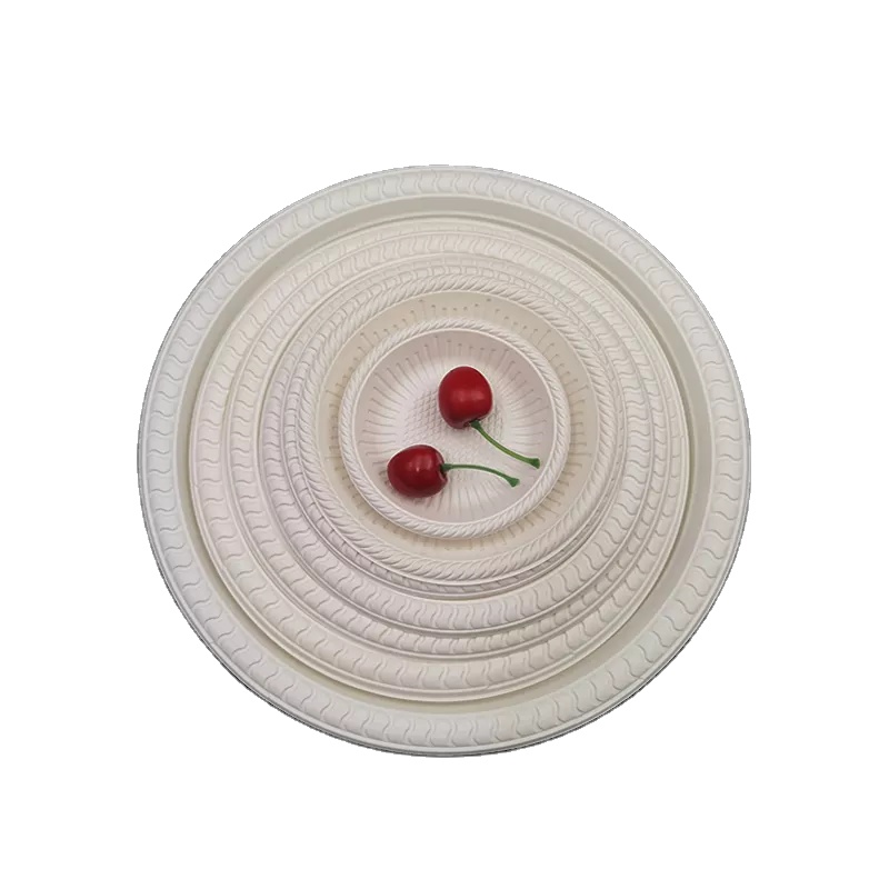 Customizable Disposables Recyclable Biodegradable Corn Starch Food Tray for Parties and Camping with Pulp Lid