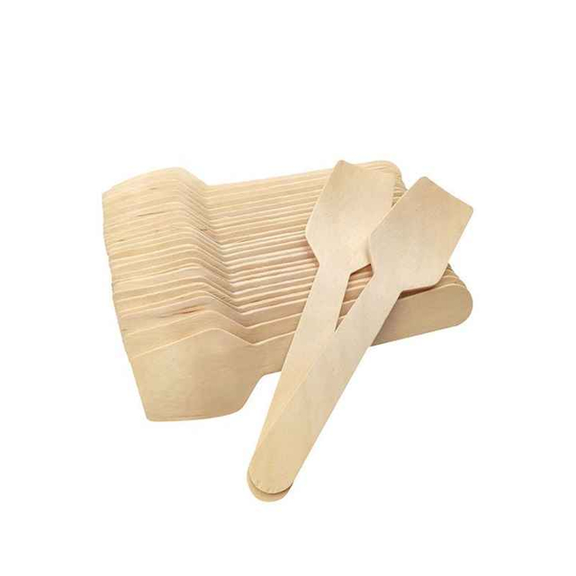 Wholesale Natural Disposable Wooden Spoon Bulk Cheap for Ice Cream Spoon