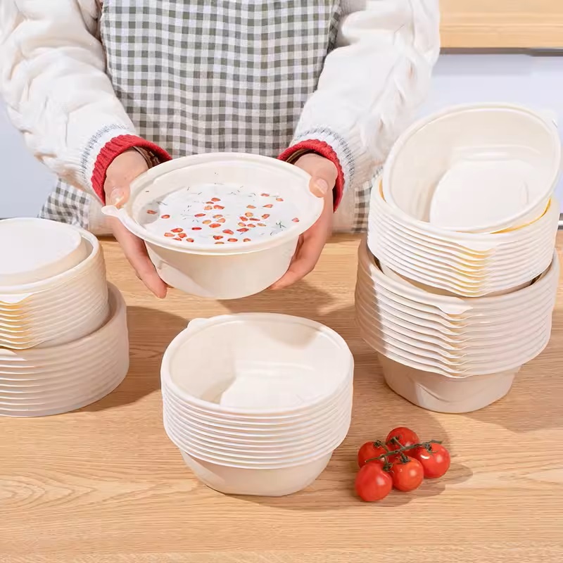 New Design Biodegradable Eco-Friendly Food Grade Material Corn Starch Degradable Tableware