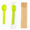 Cornstarch tableware Disposable cornstarch ice scoop Biodegradable disposable straw yogurt scoop