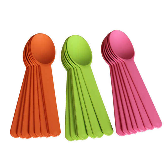 Reusable high performance ice cream spoon Frozen Yogurt Food Quality Cornstarch PP ice cream scoop