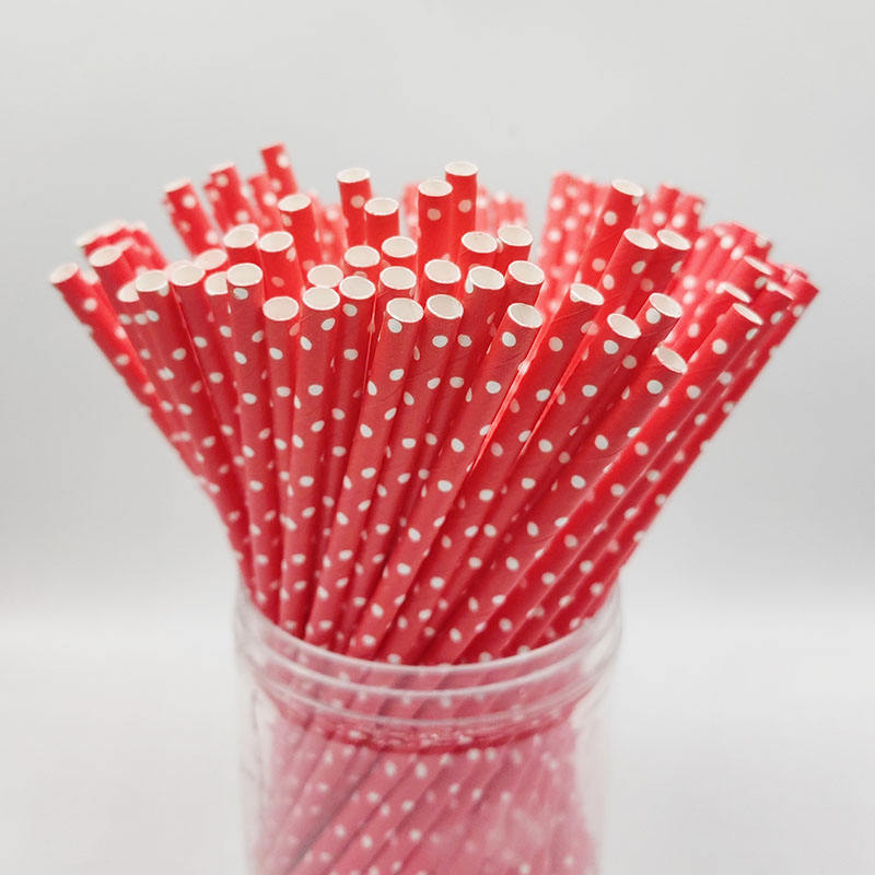 Biodegradable Eco Friendly Paper Straws Color Drinking Straws Lollipop Sticks