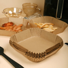 Air Fryer Paper with Food Grade Perforated Degradable Paper with Both Sides Silicone Paper