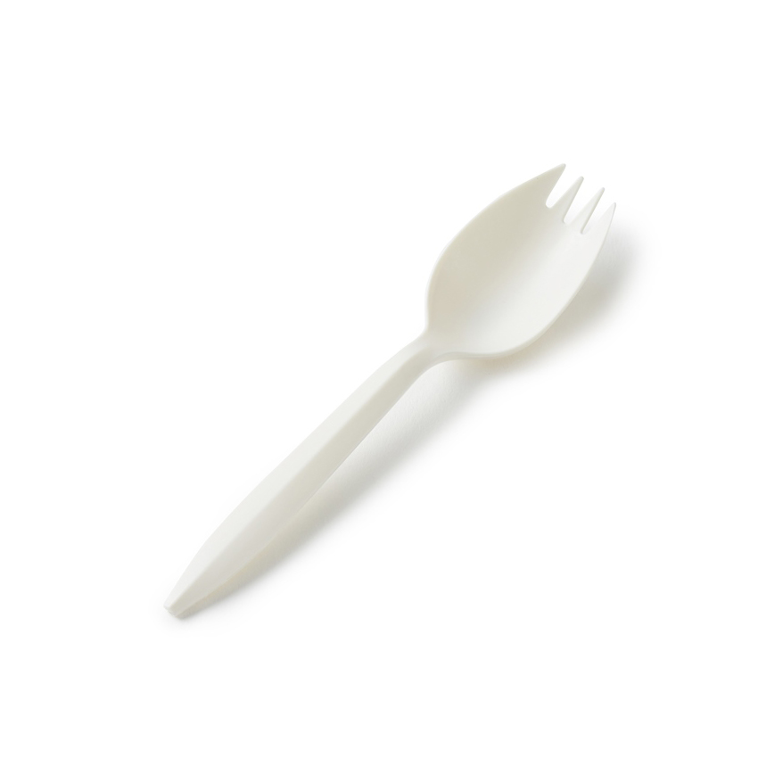 Custom Eco Friendly Disposable Dinnerware Cutlery Set Cornstarch Knife Fork and Spoon