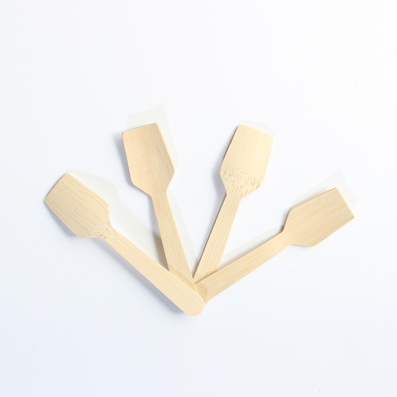  Customizable Biodegradable and Compostable Wooden Ice Cream Spoon for Gelato