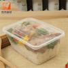 1000ml Blister Mini Transparent Divided Disposable Tableware Fast Food Containers for Food Takeaway Packaging with Lid Ps