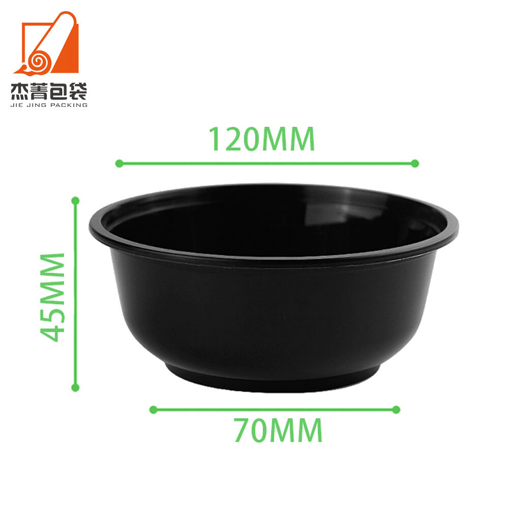 High Quality Round Disposable Plastic Food Container Microwaveable Food Lunch Box