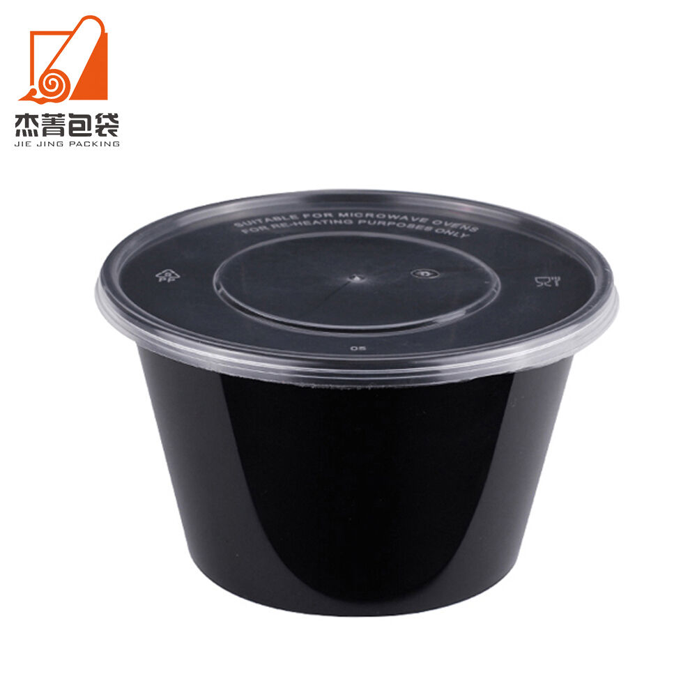 Round Shape 1000ml Disposable Plastic Bowl Microwaveable Bowl