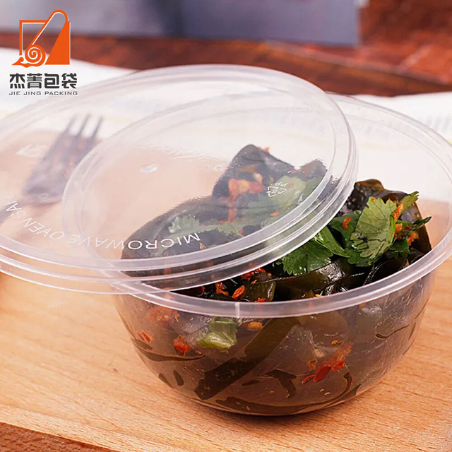 Wholesale Microwave Safe Food Grade Plastic Meal Prep Bowls for Salad Take Out Soup Storage