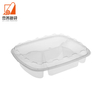 Wholesale Biodegradable Black Plastic Lunch Box Microwave Safe Food Container for Packaging Storage PP for Foods