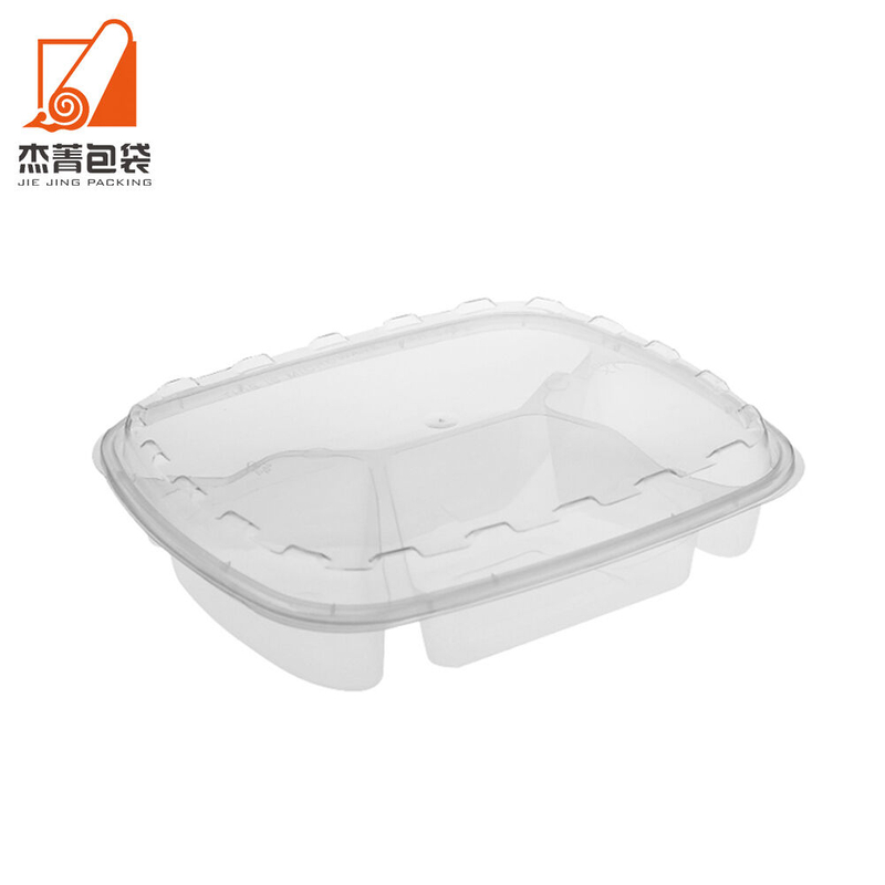 Wholesale Biodegradable Black Plastic Lunch Box Microwave Safe Food Container for Packaging Storage PP for Foods