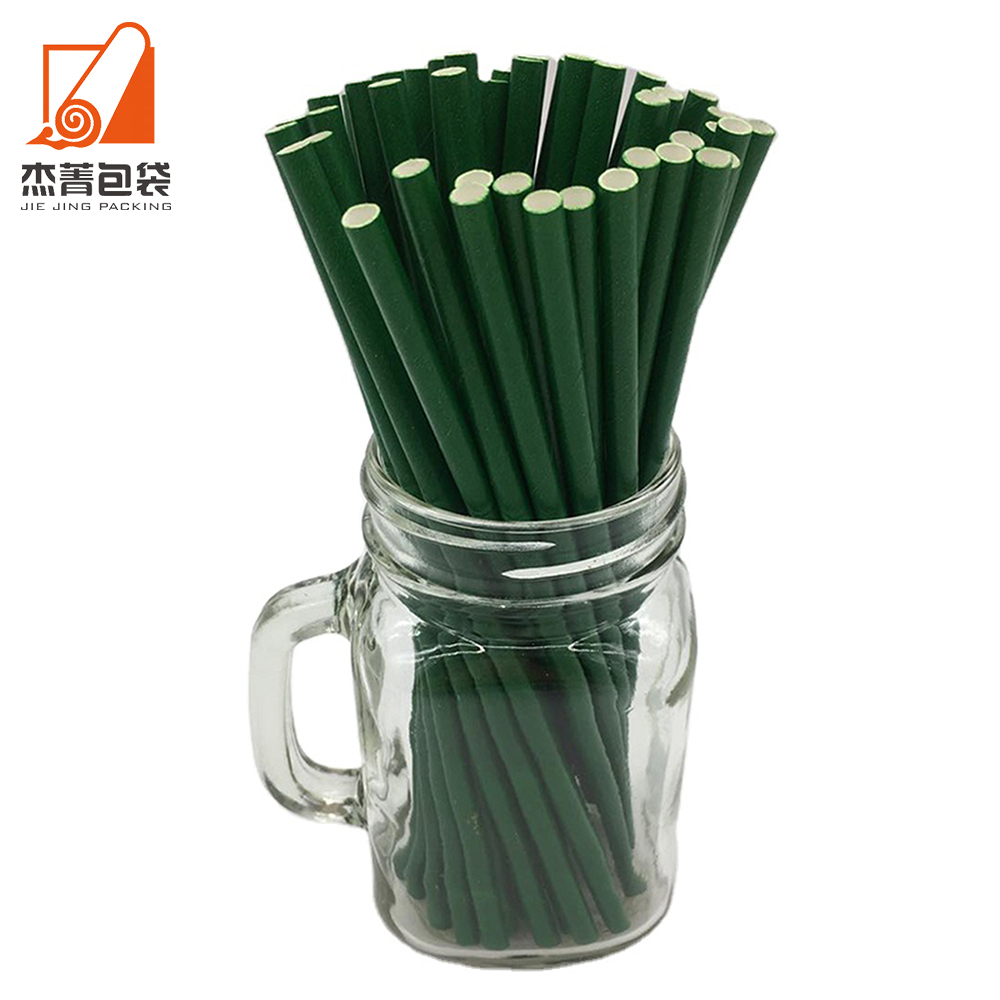 Factory price Paper straw Drinking straw Disposable solid colored paper straw for hot drinks