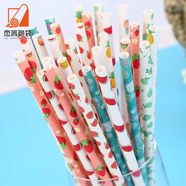 Wholesale Paper straw Drink straw Disposable kraft paper straw Biodegradable paper straw