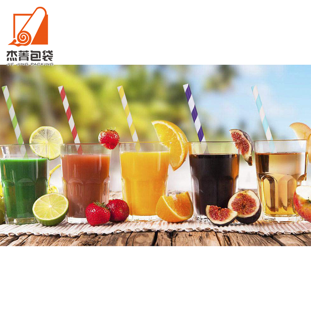 Best Price Paper straw Drink straw Wave point pattern 100% biodegradable straw Beverage paper straw