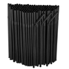 PP Flexible Straw Disposable Plastic Bending Straws Black 6mm