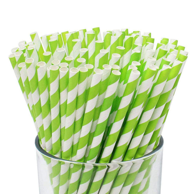 Birthday party straws Drink straw Custom disposable paper straws Biodegradable straws