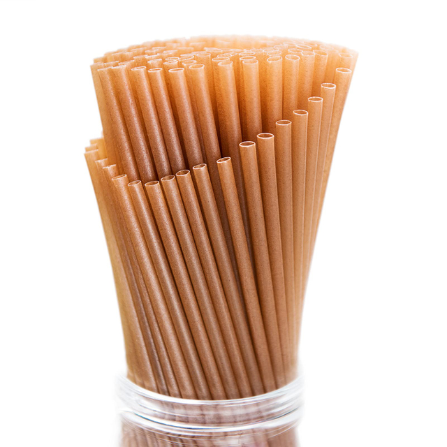 100% Biodegradable Eco Friendly Compostable Pla Non-plastic Degradable Drinking Bagasse Sugar Cane Straw