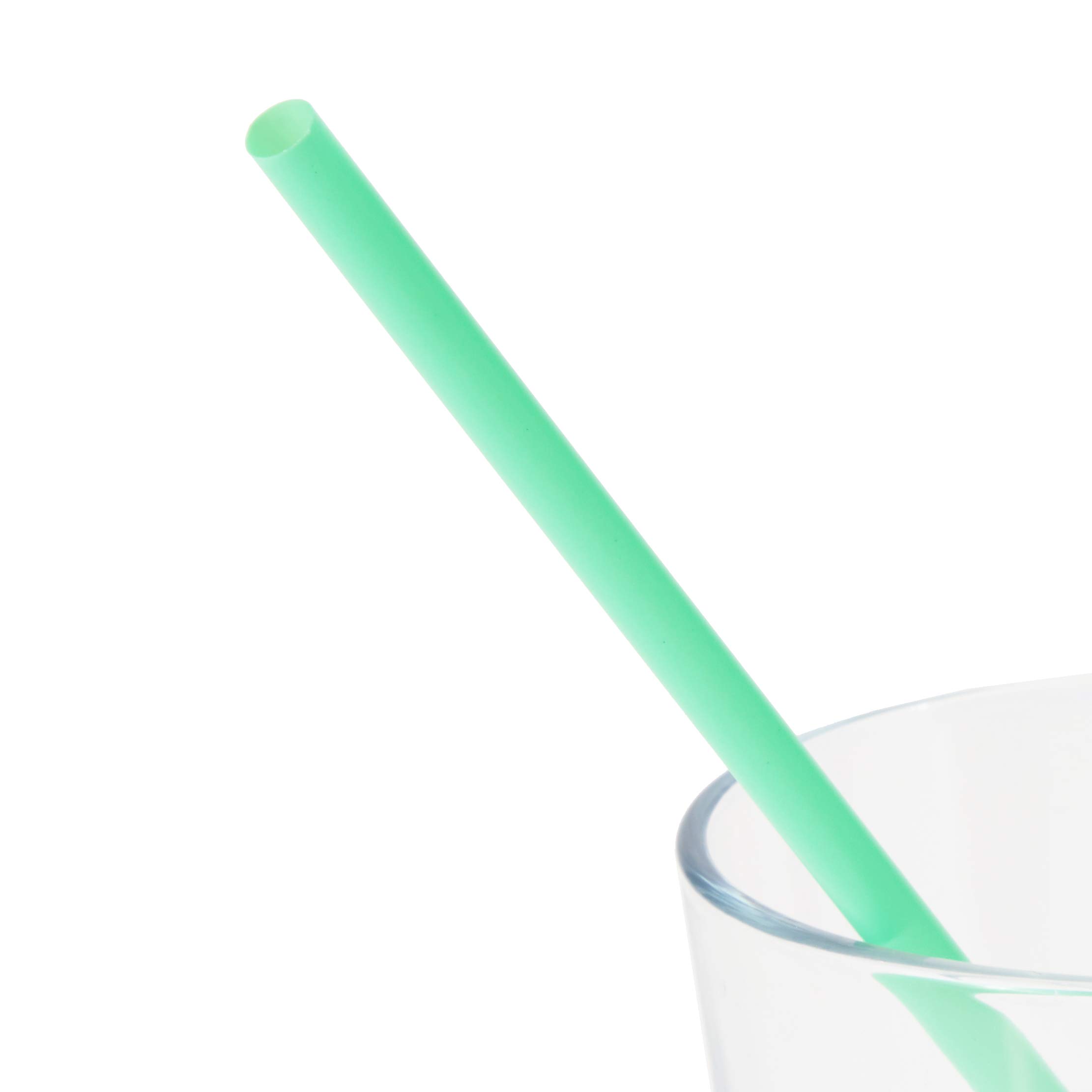 Hot Drinking Straw Environmentally Friendly Biodegradable Pla Straw Disposable Straw 6mm Diameter 190mm Length for Bar Party