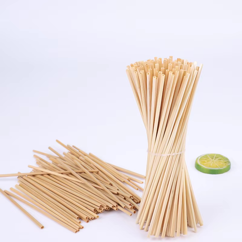Grass Straw Eco Friendly Degradable Disposable 100% Nature Hay Wheat Drinking Straws
