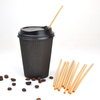 Eco-friendly biodegradable wheat drinking straw instead of plastic straw