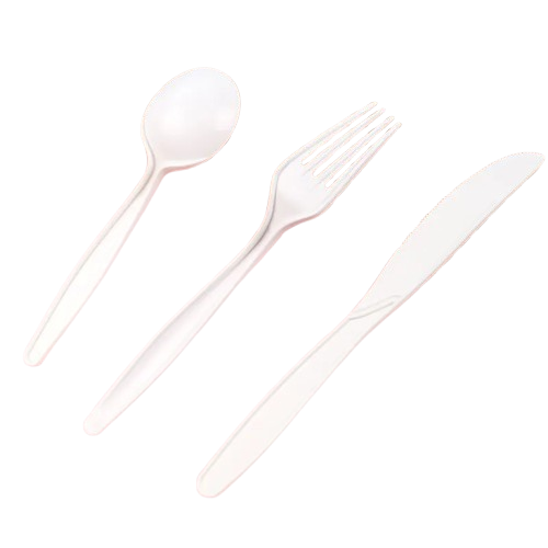 Disposable Paper Cutlery Set Biodegradable Dinnerware Paper Pulp Fork and Spoon Knife Set