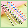 Factory direct sales activities to promote prices Drink straw Paper straw Different color striped paper drinking straw paper straw