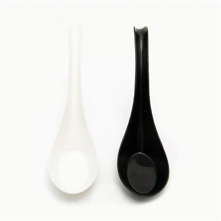 High Quality Disposable Cornstarch Tableware Spoon Biodegradable Cutlery Chinese Soup Spoon