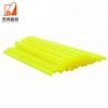 Customized size pla disposable straight red coloured drinking straws for juice