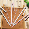 Factory Custom Size 100% Biodegradable White U Shaped Pla Flexible Reusable Straw Individually Opp Wrapped Pla Drinking Straw
