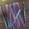 Customized Colorful Biodegradable Paper spoon straw Environmental Protection Hot And Cold Drink Paper straw