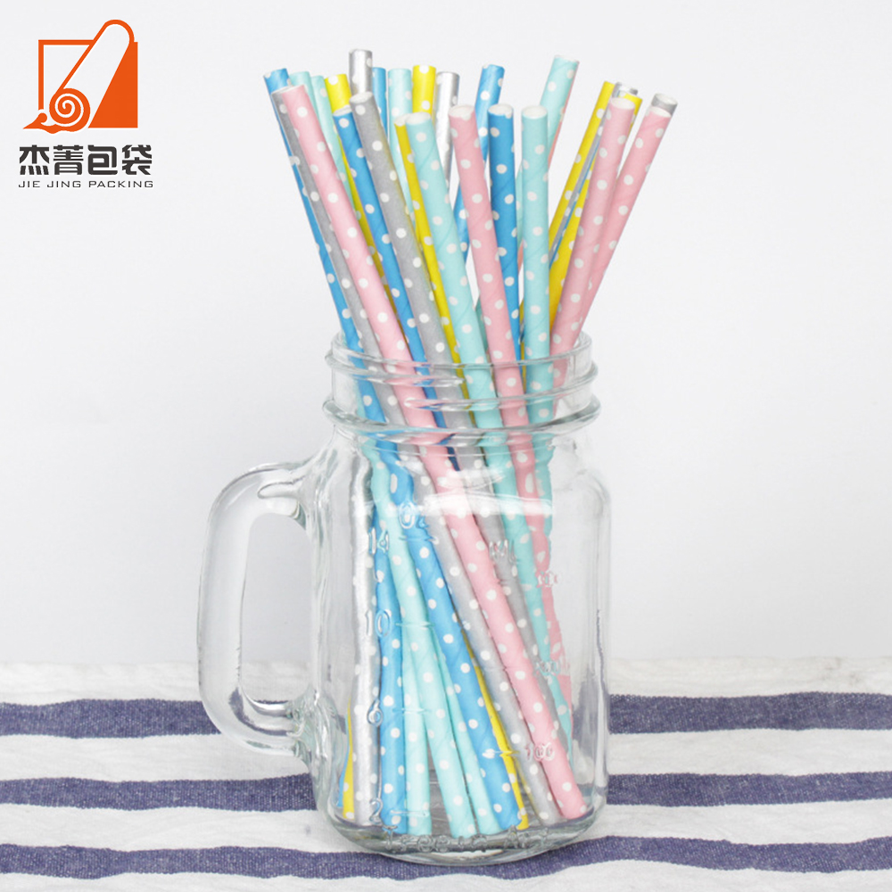Mass customization Paper straw Biodegradable custom printed food grade drinking paper straws
