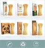 New eco friendly 100 biodegradable grass disposable wheat tube straw custom individually wrapped organic wheat drinking straws