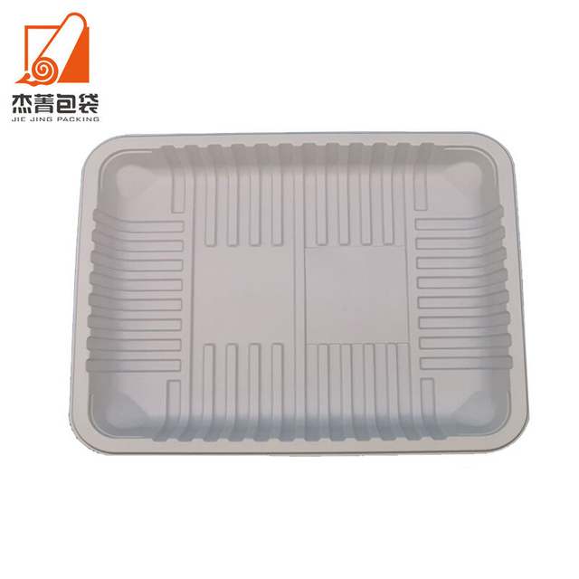 Cheap Customized Eco-friendly Corn starch food tray Biodegradable Packaging Disposable Food Tray