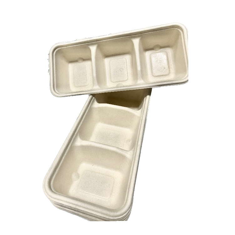 Hot sales white sugar cane food packaging bowl take away bagasse container with lids