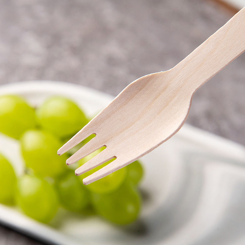 Biodegradable Disposable Eco Friendly Bamboo Fork Spoon Knife Bamboo Cutlery