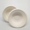 wholesale disposable custom print logo pulp bagasse salad bowl with PE lid