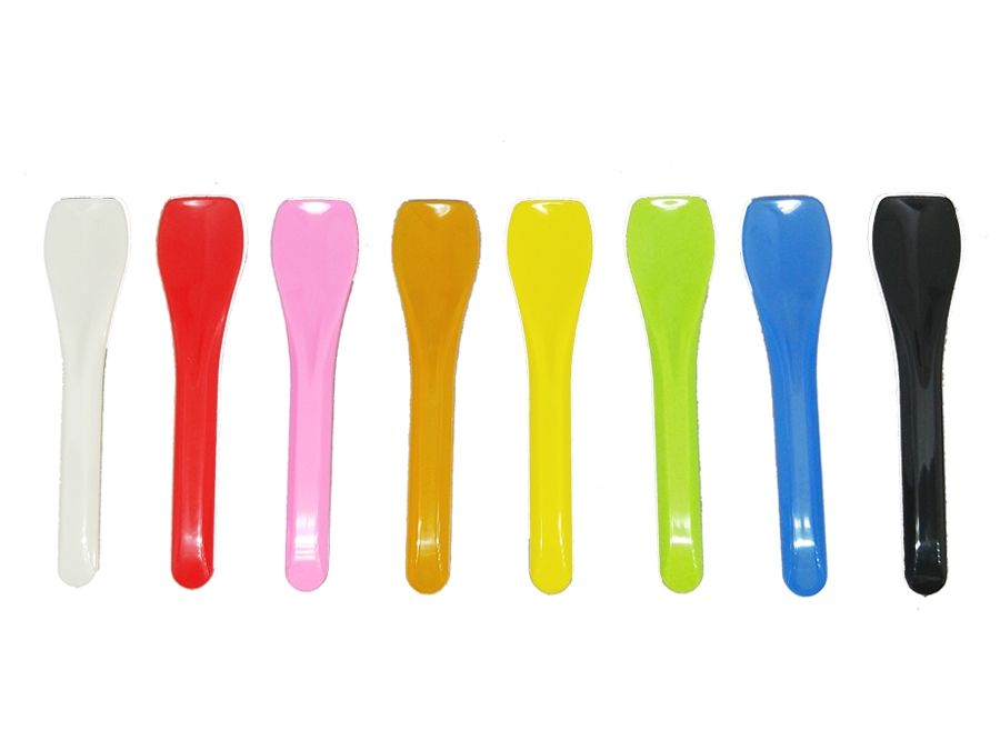 Disposable Gelato Spoon ice cream plastik sundae plastic taster spoons