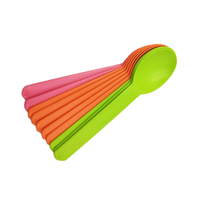 Biodegradable ice cream tasting scoop Ice cream yogurt scoop Disposable dessert spoon