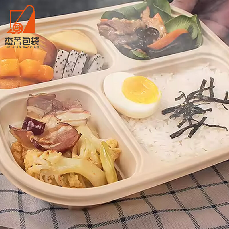 Customized Disposable Food Packaging Portable Fast Food Packaging Box Lunch Cake Box Takeaway Box