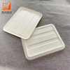 Sugarcane Disposable Degradable Paper Box Bagasse Takeaway Fast Food Container Salad Box