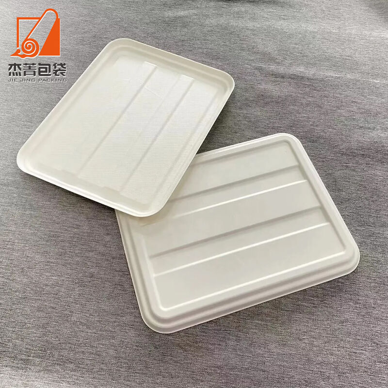 Sugarcane Disposable Degradable Paper Box Bagasse Takeaway Fast Food Container Salad Box